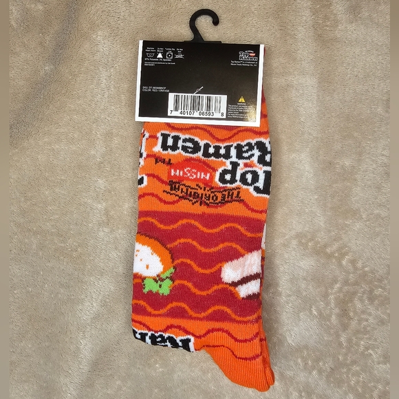 Unisex Adult Ramen socks NEW - Picture 2 of 2
